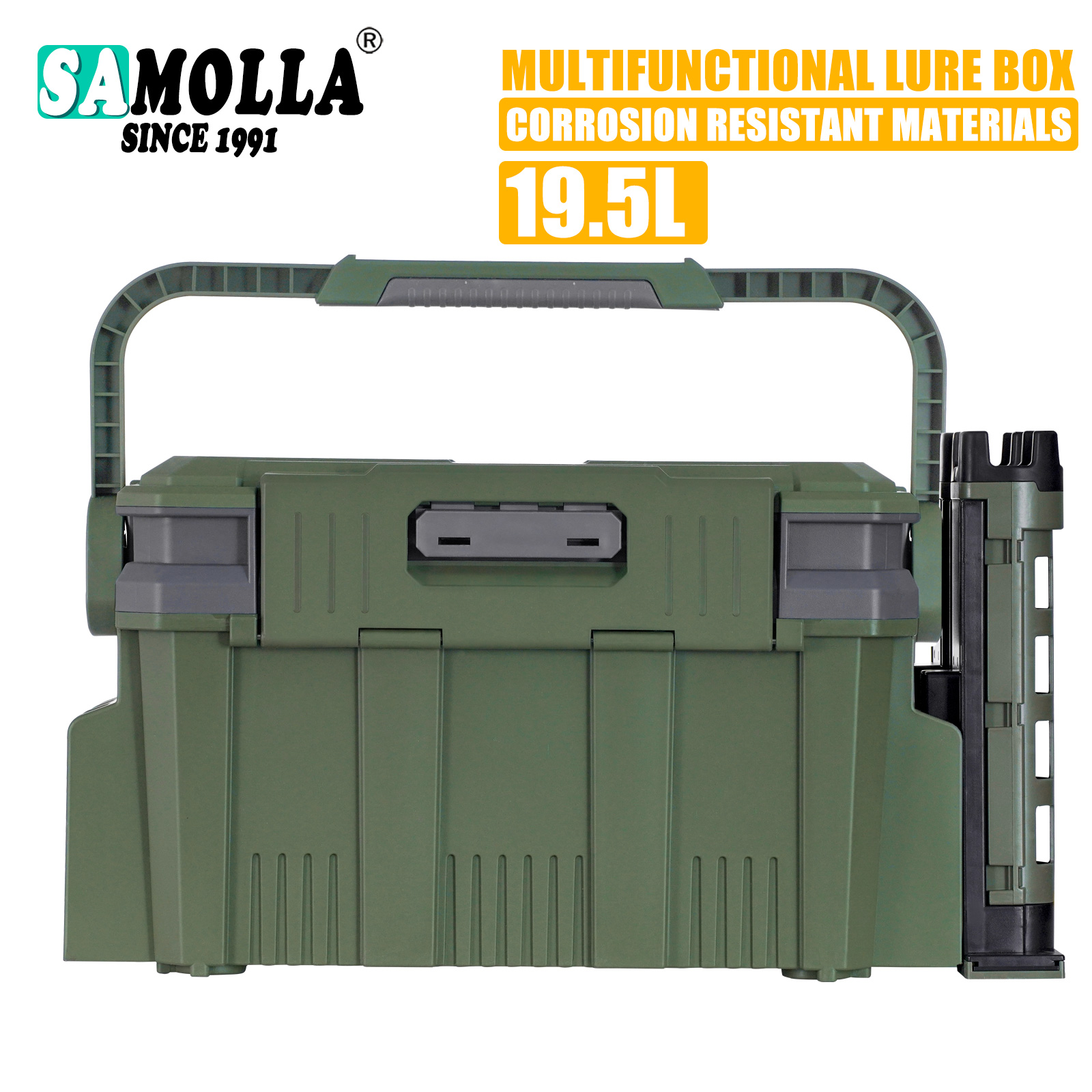 Fishing Kayak Crate - New Large Fishing Box Suit 19.5L