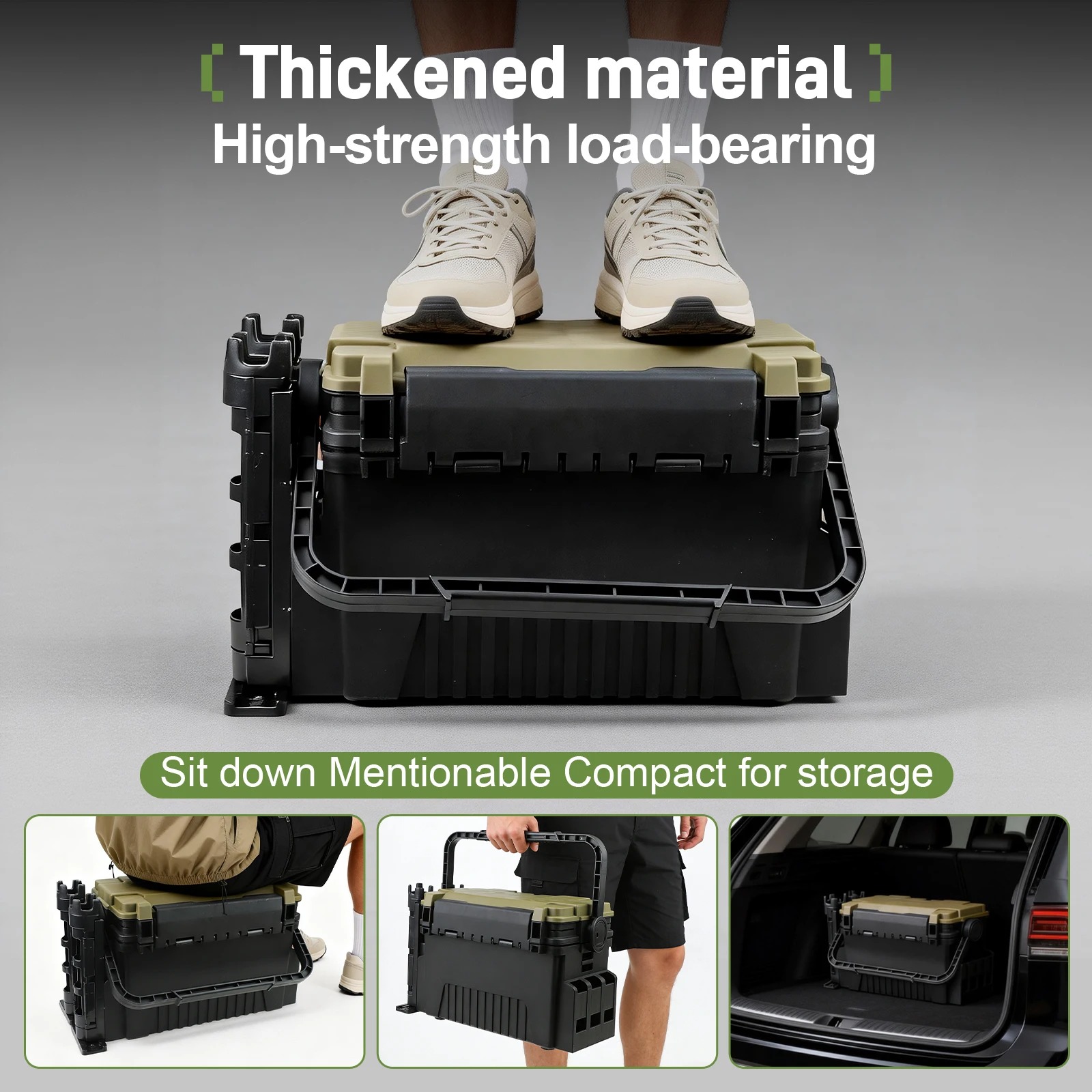 Fishing Tackle Box Double Laye - Fishing Kayak Crate review and price